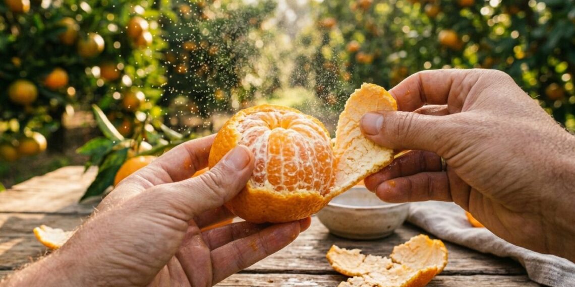 A fruta de descascar com a mão que cheirava a infância e pode ser cultivada no quintal para colheitas fartas no frio