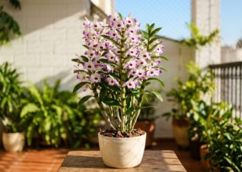 Para a orquídea durar anos: o macete não é o excesso de água, mas fazê-la passar "sede" no inverno para florescer na primavera