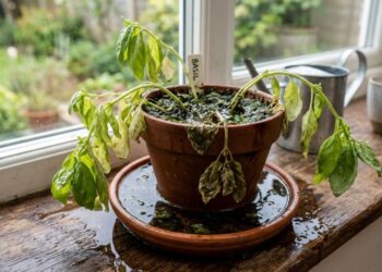 Como salvar uma planta afogada em menos de um minuto: truque caseiro eficaz trocando o fundo do vaso por pedaços de isopor