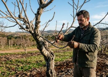 Como podar a figueira para obter mais frutos durante o inverno, quando a árvore perde todas as suas folhas de forma natural