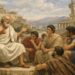 Sócrates, filósofo grego (470–399 a.C.), conhecido por seu método de questionamento crítico: “Só sei que nada sei.”