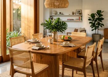 Adeus à mesa de jantar de vidro com cadeiras pesadas: as 4 tendências mais aconchegantes que vão dominar em 2026