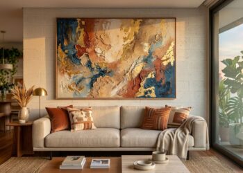Os quadros com frases motivacionais estão com os dias contados: conheça a arte abstrata que está chegando às casas