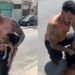 Ele não enxergava mais e foi deixado na rua até que um gesto humano salvou sua vida
