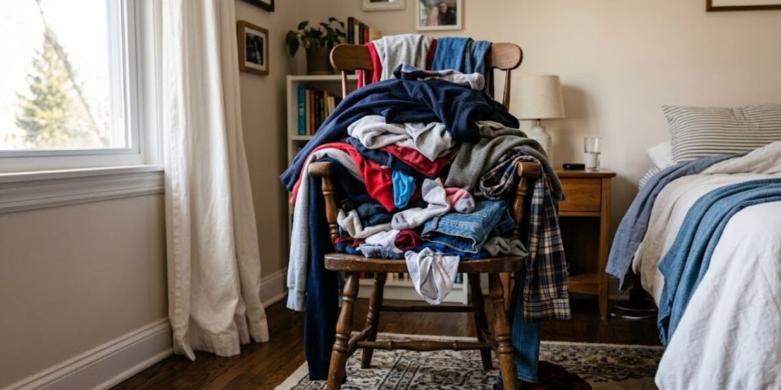 Segundo a psicologia, quem empilha roupas em uma cadeira possui certos traços de personalidade