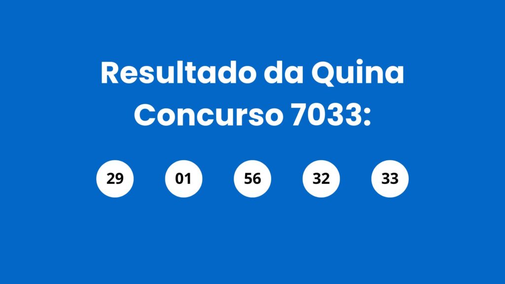 Resultado da Quina: veja números e ganhadores do concurso 7033 (sábado,23/05) e como resgatar