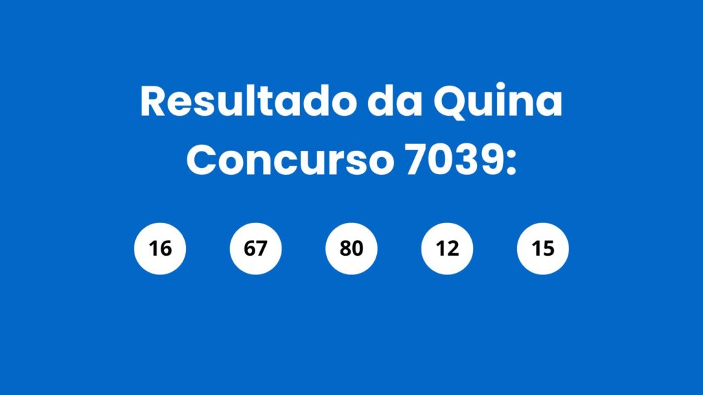 Resultado da Quina: veja números e ganhadores do concurso 7039 (sábado,30/05) e como resgatar