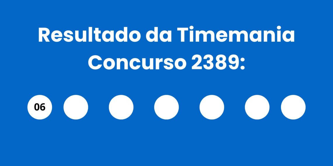 Resultado da Timemania: veja números e ganhadores do concurso 2389 (sábado, 09/05) e como resgatar