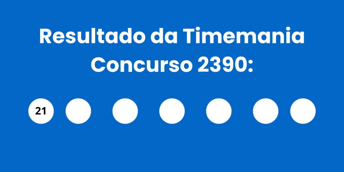 Resultado da Timemania: veja números e ganhadores do concurso 2390 (terça,12/05) e como resgatar