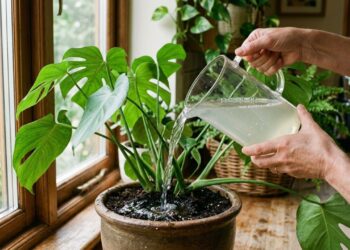 A mistura caseira com água de cozimento de legumes que deixa o solo mais fértil e ajuda as plantas a crescerem melhor