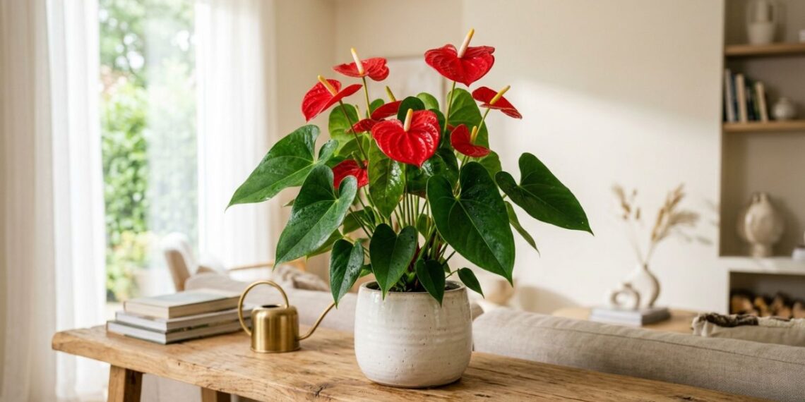 Como cuidar do antúrio para que ele dê mais flores vermelhas e permaneça vibrante o ano todo