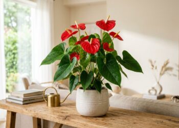 Como cuidar do antúrio para que ele dê mais flores vermelhas e permaneça vibrante o ano todo