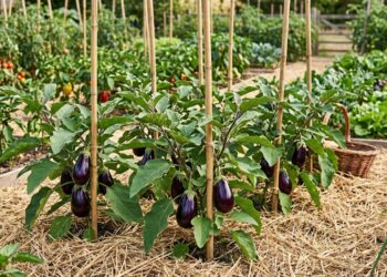 A berinjela gosta de calor, mas é melhor não plantá-la perto deste grão: onde plantá-la na horta e como colher frutos maiores