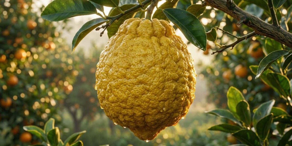 A fruta cítrica gigante de polpa branca que marcou os doces em calda da infância e pode ser cultivada no pomar exalando um perfume espetacular durante a floração