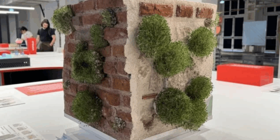 Eles quebram as leis naturais: criaram um material adesivo que transforma uma parede em um jardim