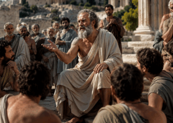 Sócrates, filósofo grego e estudioso ética: “Não devemos pensar que o mais importante é viver, mas sim viver de forma coerente”