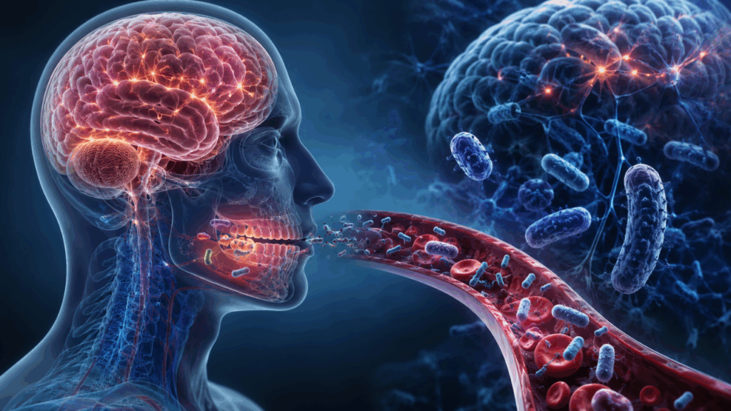 Sangue na gengiva durante a escovação não deve ser ignorado, cientistas investigam ligação com doenças cerebrais