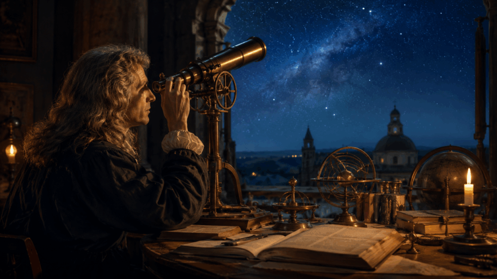Isaac Newton, pai da física clássica e matemático genial: “Se vi mais longe foi por estar sobre ombros de gigantes.”