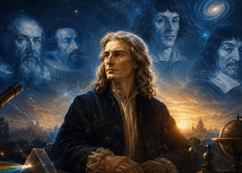 Isaac Newton, pai da física clássica e matemático genial: “Se vi mais longe foi por estar sobre ombros de gigantes.”
