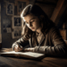 Frase do dia da Anne Frank símbolo da esperança; "Quem é feliz faz os outros felizes também"