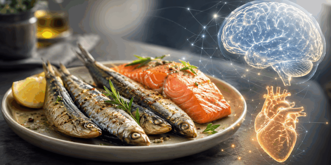 O peixe rico em ômega-3 que ajuda memória e circulação ao mesmo tempo, segundo estudos