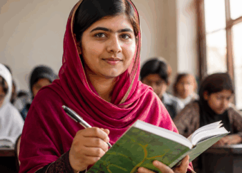 Malala Yousafzai, defensora da educação e Nobel da Paz: “Uma criança, um professor, um livro e uma caneta podem mudar o mundo.”