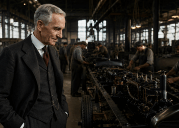 Henry Ford, pioneiro da indústria automotiva e empresário inovador: “Pensar é o trabalho mais difícil que existe.”