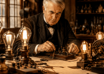 Thomas Edison, criador incansável e empresário tecnológico: “Gênio é um por cento inspiração e noventa e nove por cento transpiração.”