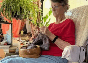 Vivo em uma pequena casa móvel aos 81 anos; tenho tudo o que preciso
