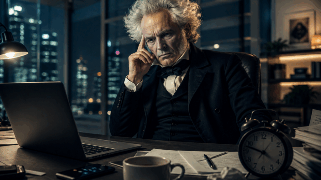 Arthur Schopenhauer, pensador pessimista e crítico da sociedade: “A maior das loucuras é sacrificar a saúde por qualquer outro tipo de felicidade.”