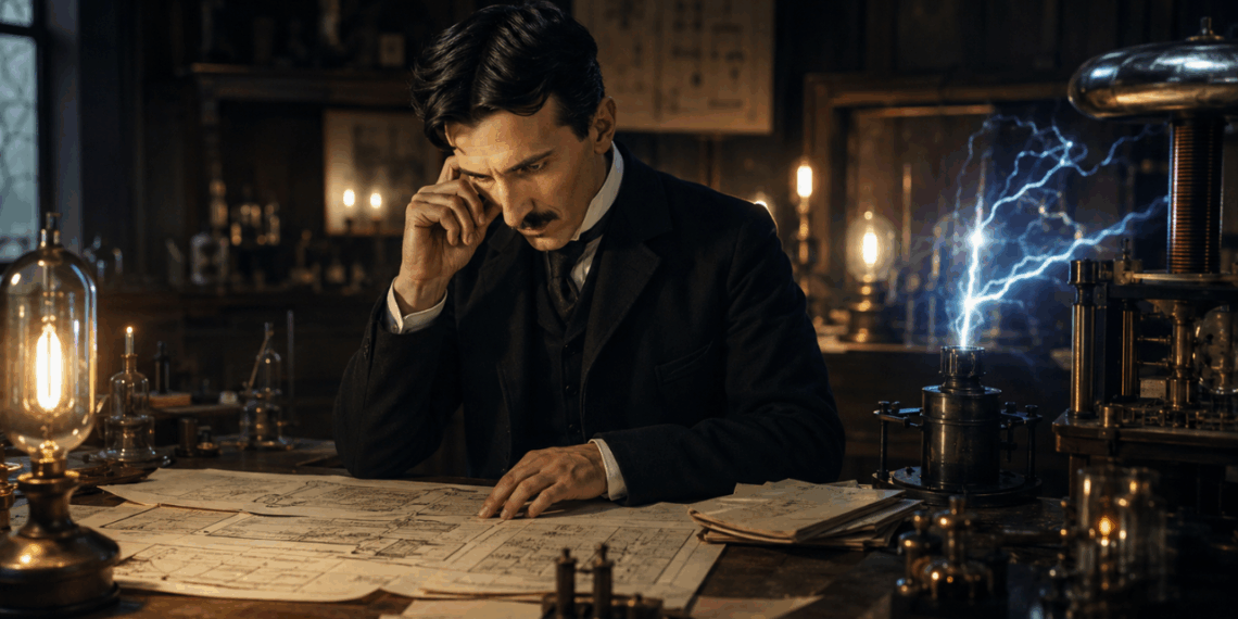 Nikola Tesla, gênio da eletricidade e visionário científico: “O presente é deles, mas o futuro pelo qual eu trabalhei é meu.”