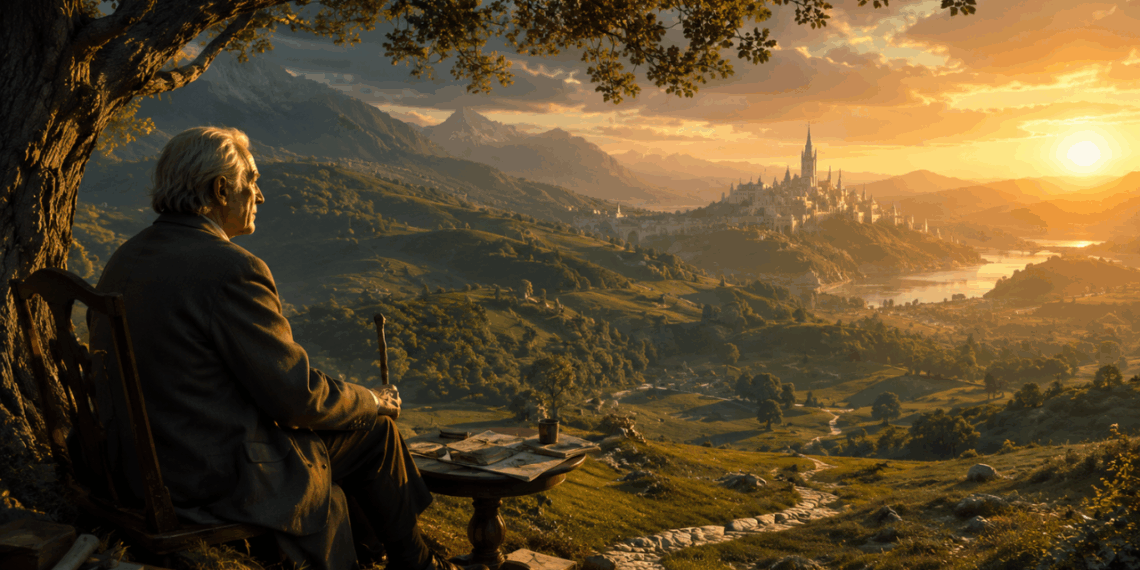 Tolkien, criador da fantasia moderna e professor acadêmico: “Nem todos os que vagam estão perdidos.”