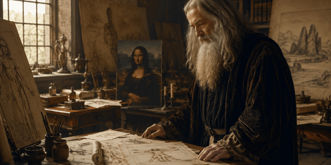 Leonardo da Vinci, artista genial e cientista visionário: “A simplicidade é o último grau da sofisticação.”