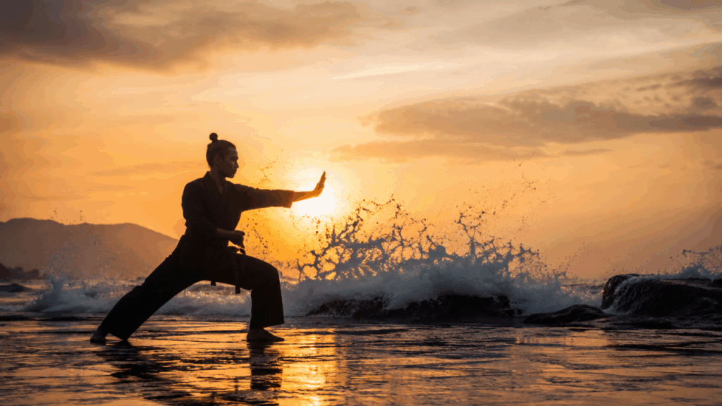 Bruce Lee, mestre das artes marciais e filósofo da disciplina: “Seja como a água.”