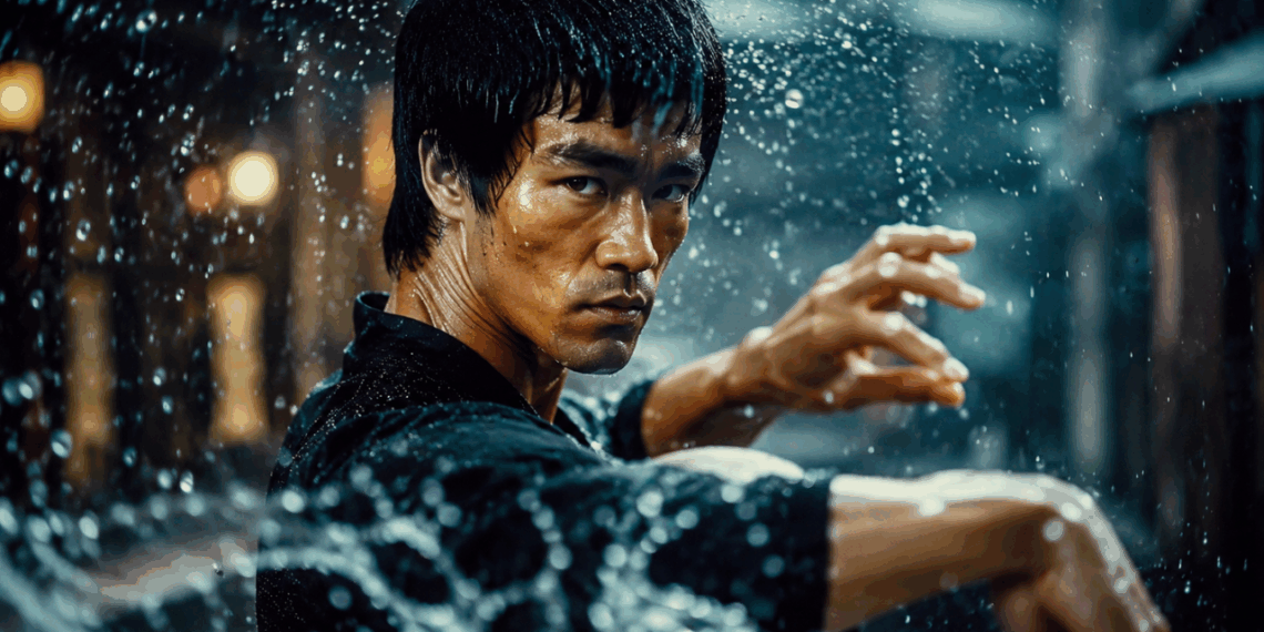 Bruce Lee, mestre das artes marciais e filósofo da disciplina: “Seja como a água.”