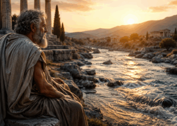 Heraclitus, filósofo da mudança e do fluxo constante: “Nada é permanente, exceto a mudança.”