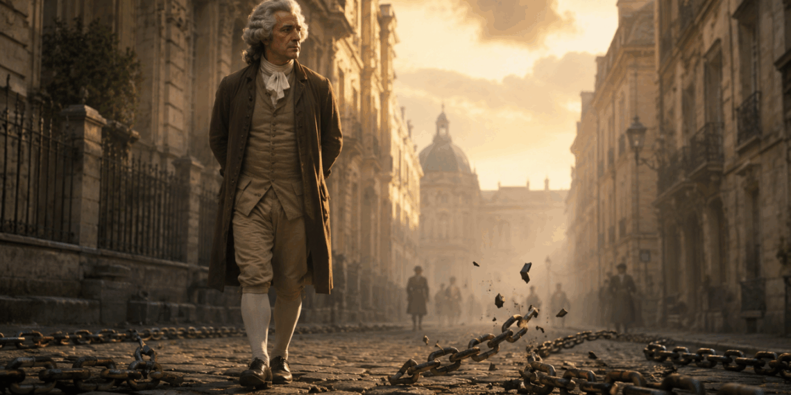 Jean-Jacques Rousseau, crítico da desigualdade e defensor da liberdade: “O homem nasce livre, mas por toda parte encontra-se acorrentado.”