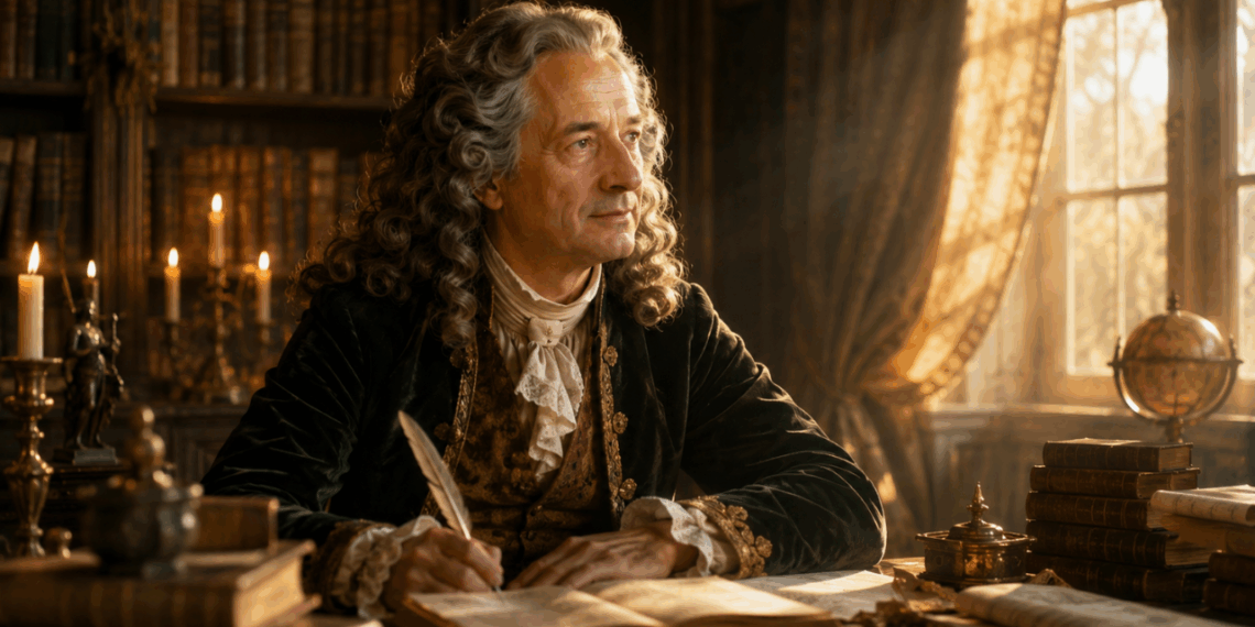 Voltaire, defensor da tolerância e da liberdade de pensamento: “Julgue um homem pelas suas perguntas, não pelas respostas.”