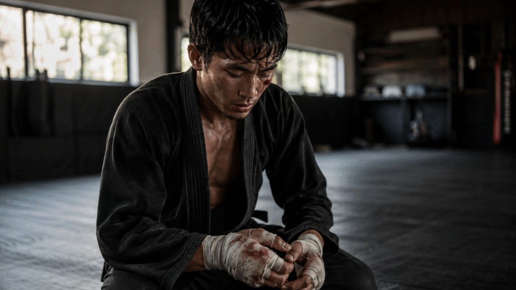 Bruce Lee, pensador da mente forte e da persistência: “Derrotas são lições, não fracassos.”