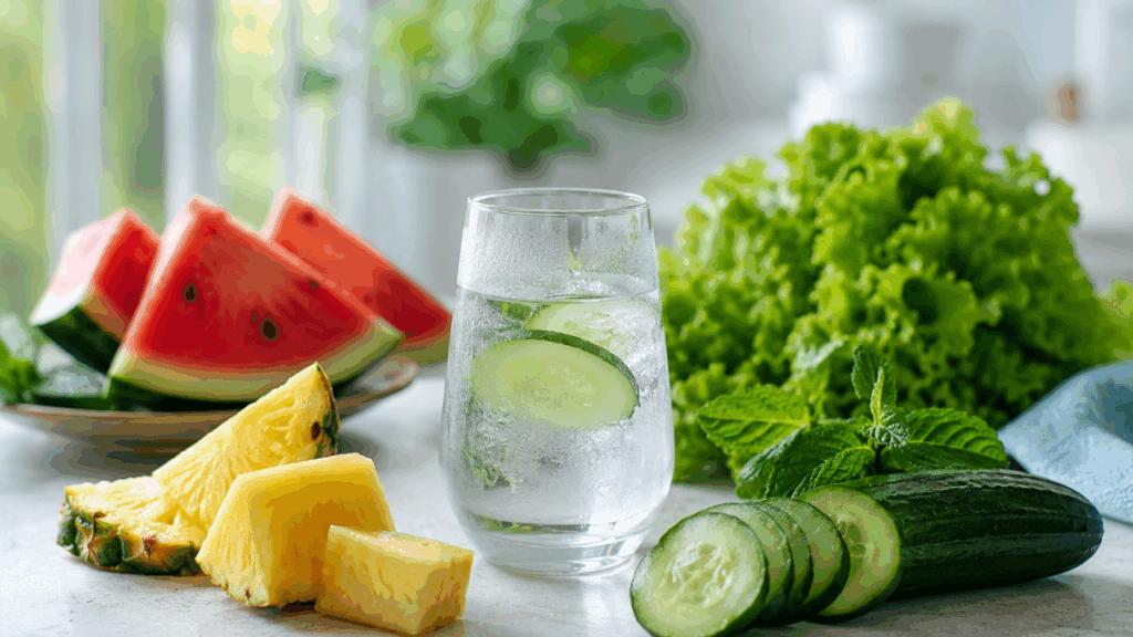 Corpo inchado mesmo bebendo a quantidade certa de água? O erro comum na alimentação que pode aumentar a retenção de líquidos