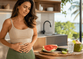 Corpo inchado mesmo bebendo a quantidade certa de água? O erro comum na alimentação que pode aumentar a retenção de líquidos