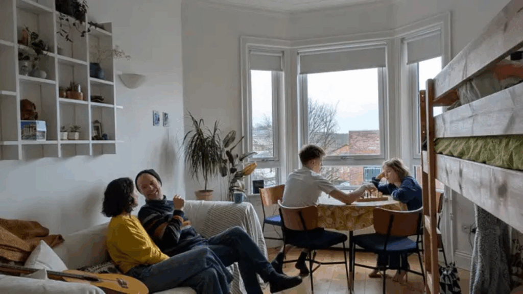 Colocamos nossa família de 4 pessoas em um apartamento de um quarto; em muitos aspectos, ficou muito melhor
