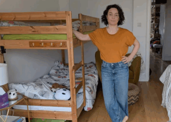 Colocamos nossa família de 4 pessoas em um apartamento de um quarto; em muitos aspectos, ficou muito melhor