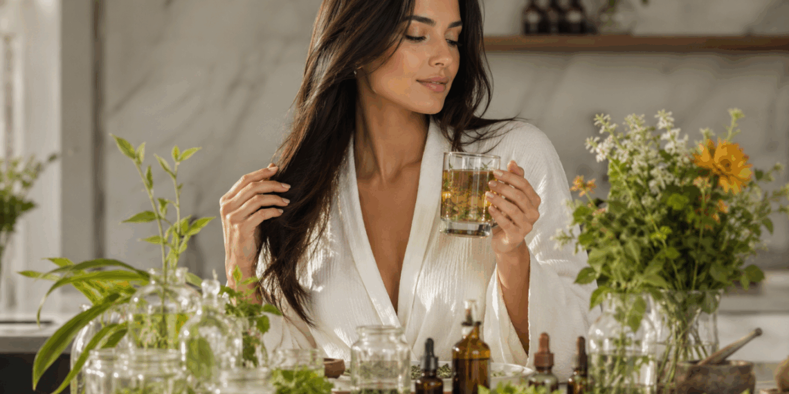 Misturinha com chá verde e alecrim para cabelo e unhas fortes entra na rotina de beleza e chama atenção da ciência
