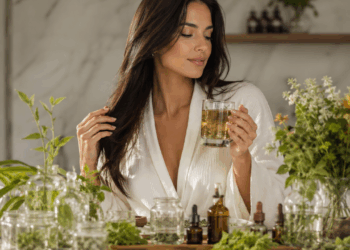 Misturinha com chá verde e alecrim para cabelo e unhas fortes entra na rotina de beleza e chama atenção da ciência