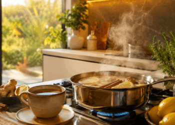 O truque com gengibre e canela que transformou o cheiro da casa no inverno de muita gente