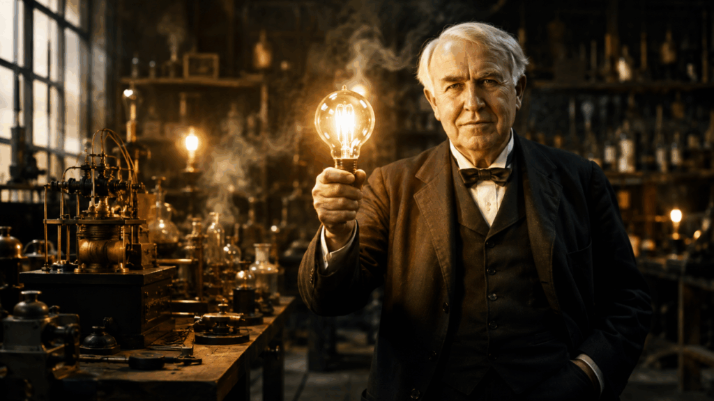 Depois da morte de Thomas Edison, Henry Ford declarou: “Ele iluminou literalmente o mundo.”