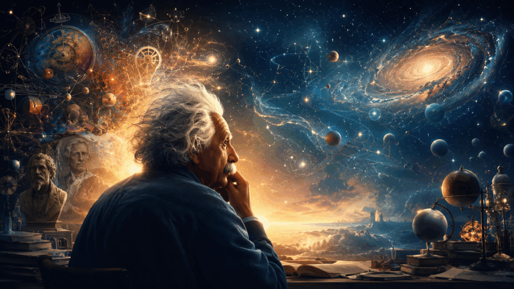 Citação do dia de Albert Einstein: “A imaginação é mais importante que o conhecimento”: reflexões brilhantes sobre criatividade, curiosidade e a capacidade humana de transformar o mundo, por Albert Einstein, criador da Teoria da Relatividade.