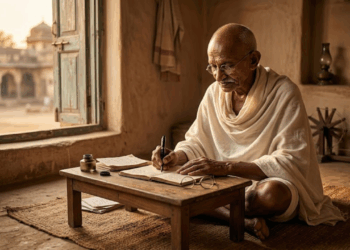 Citação do dia de Mahatma Gandhi: “Seja a mudança que você quer ver no mundo”: ensinamentos inspiradores sobre transformação pessoal, exemplo moral e impacto coletivo, por Mahatma Gandhi, símbolo mundial da resistência pacífica.