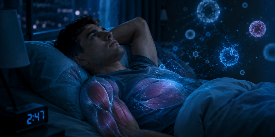 Como a falta de sono afeta o sistema imunológico e a recuperação muscular, segundo a ciência